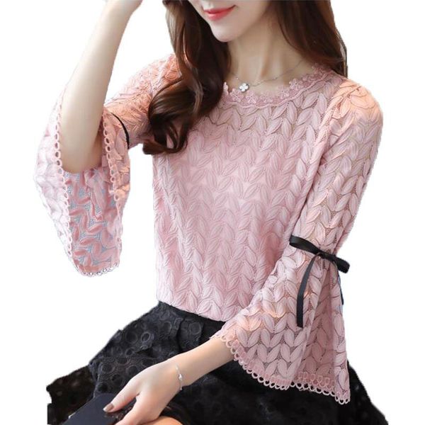 spring fashion solid lace shirts women blouses o-neck hollow out bow flare sleeve shirt women lace blouse dd1571 210225, White
spring fashion solid lace shirts women blouses o-neck hollow out bow flare sleeve shirt women lace blouse dd1571 210225, White