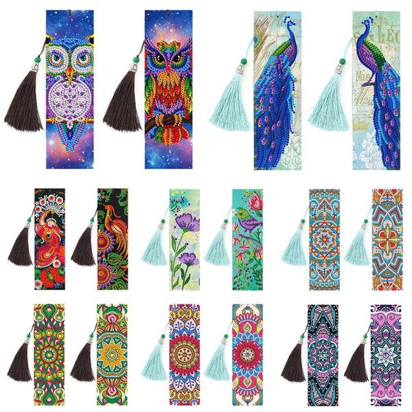 bookmark 2pcs diamond leather tassel mandala bookmarks 5d diy special shaped rhinestone embroidery craft book page marker
bookmark 2pcs diamond leather tassel mandala bookmarks 5d diy special shaped rhinestone embroidery craft book page marker