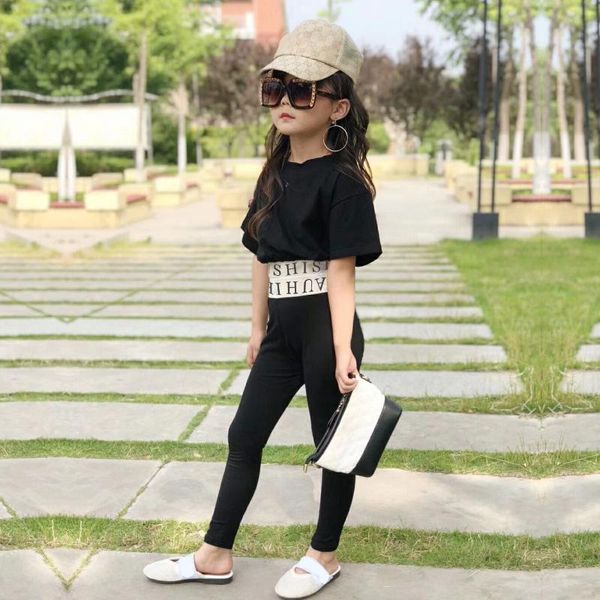 clothing sets suit fashion classic girl summer sweatshirt t-shirt leggings yoga practice 2-8 year beibei quality children clothes, White
clothing sets suit fashion classic girl summer sweatshirt t-shirt leggings yoga practice 2-8 year beibei quality children clothes, White