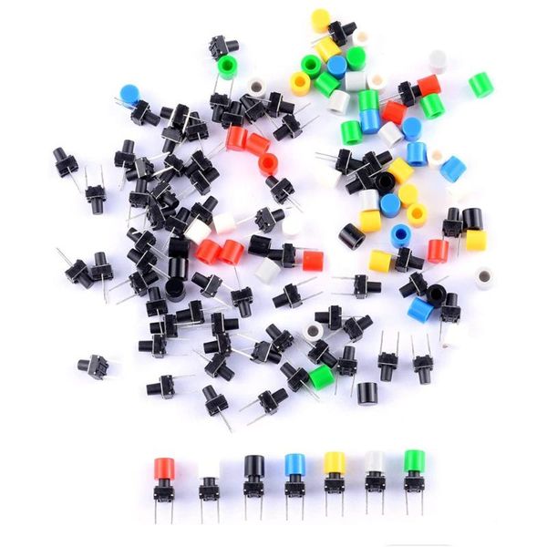 smart home control 20pcs 6*6*5 mm switch with color cap tactile push button switches 6x6x5mm middle 2 pins
smart home control 20pcs 6*6*5 mm switch with color cap tactile push button switches 6x6x5mm middle 2 pins