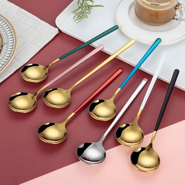 spoons 6pcs soup spoon stainless steel ice cream set coffee mixing tableware western style dinnerware drop wholesale
spoons 6pcs soup spoon stainless steel ice cream set coffee mixing tableware western style dinnerware drop wholesale