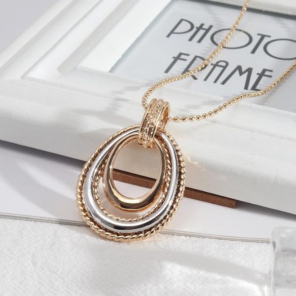 pendant necklaces circles frame charms jewelry for women girl gold beaded chain 63cm sweater necklace, Silver
pendant necklaces circles frame charms jewelry for women girl gold beaded chain 63cm sweater necklace, Silver