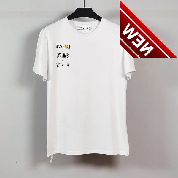and spring trendy off2021 summer new style smiling face short sleeve casual loose version lovers same t-shirt, White;black
and spring trendy off2021 summer new style smiling face short sleeve casual loose version lovers same t-shirt, White;black