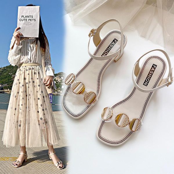 fairy style roman sandals female 2021 new summer wild rhinestone word buckle thick heel sandals ins tide, Black
fairy style roman sandals female 2021 new summer wild rhinestone word buckle thick heel sandals ins tide, Black