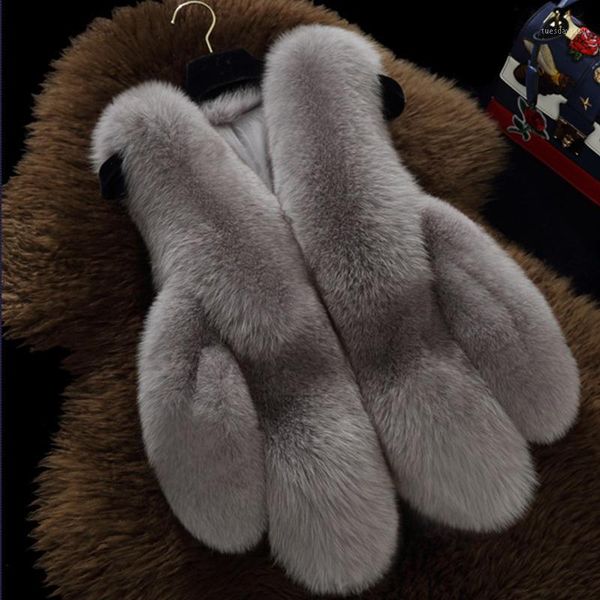 women's fur & faux gray vest women 2021 winter thick warm vests outerwear short coat for female ljls0561, Black
women's fur & faux gray vest women 2021 winter thick warm vests outerwear short coat for female ljls0561, Black