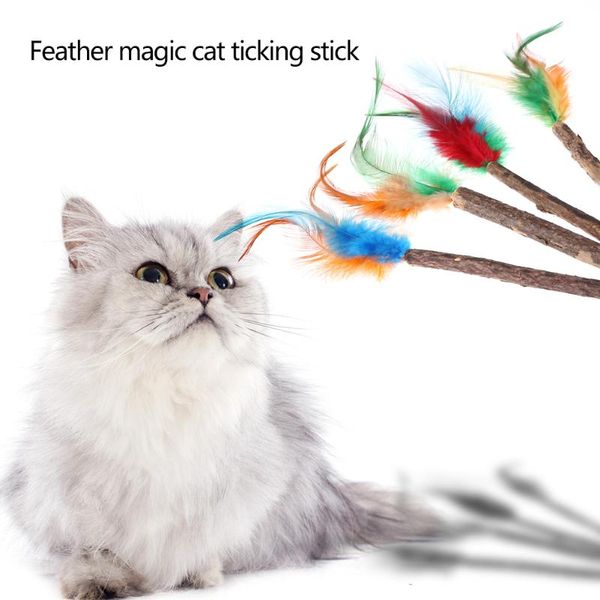 cat toys 6pcs silvervine teasing molar stick colorful feather teaser rod pet toy for kitten interactive supplies
cat toys 6pcs silvervine teasing molar stick colorful feather teaser rod pet toy for kitten interactive supplies