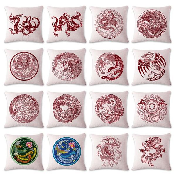 cushion/decorative pillow chinese style pillowcase dragon and phoenix pattern cushion cover living room sofa bedroom bay window decor access
cushion/decorative pillow chinese style pillowcase dragon and phoenix pattern cushion cover living room sofa bedroom bay window decor access