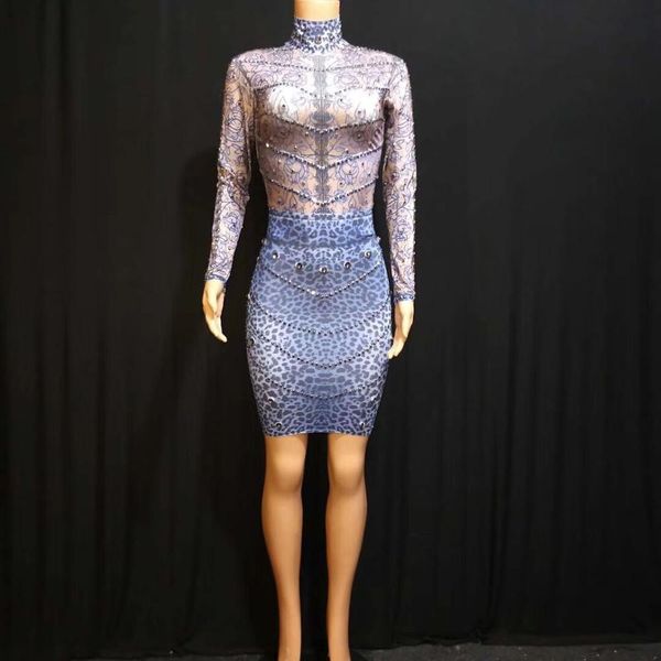 elegant rivet blue women dress birthday celebrate outfit stage prom party dresses womens dance show leopard print dress vestidos, Black;red
elegant rivet blue women dress birthday celebrate outfit stage prom party dresses womens dance show leopard print dress vestidos, Black;red