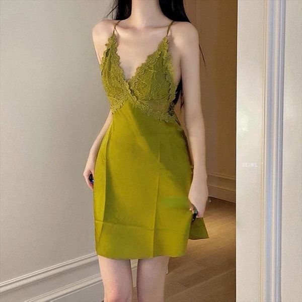 silk lace embroidery green night women sleepwear fairy dress attractive stain nightie fancy nightgown dressing gown, Black;red
silk lace embroidery green night women sleepwear fairy dress attractive stain nightie fancy nightgown dressing gown, Black;red