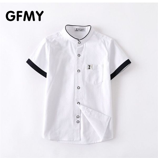 gfmy children shirts casual solid 100% cotton short-sleeved boys shirts for 4-12 years students wear in school 210306, White;black
gfmy children shirts casual solid 100% cotton short-sleeved boys shirts for 4-12 years students wear in school 210306, White;black