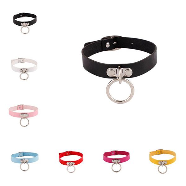 chokers meajoe trendy punk gothic leather studded choker necklace charm round collar necklaces women jewelry gift, Golden;silver 
chokers meajoe trendy punk gothic leather studded choker necklace charm round collar necklaces women jewelry gift, Golden;silver