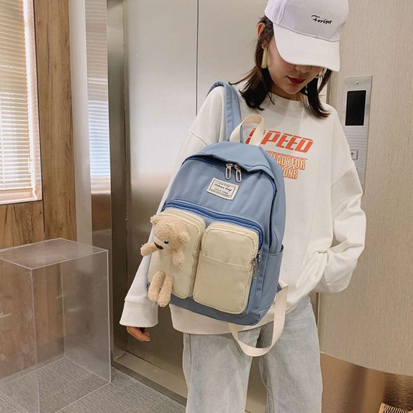 hbp fashion 2021 new oxford cloth large capacity leisure lovely junior high school students backpack female schoolbag dual purpose
hbp fashion 2021 new oxford cloth large capacity leisure lovely junior high school students backpack female schoolbag dual purpose