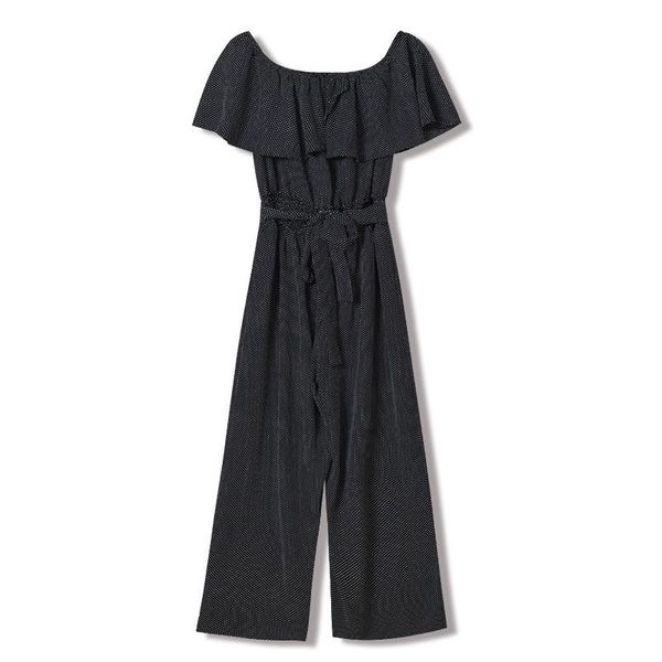 women's jumpsuits & rompers perhaps u white black polka dot short sleeve ruffle chiffon jumpsuit sash j0082, Black;white
women's jumpsuits & rompers perhaps u white black polka dot short sleeve ruffle chiffon jumpsuit sash j0082, Black;white