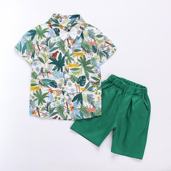 clothing sets boys summer short sleeve suit fashion shirt shorts 2 piece set children vacation outfits green, White
clothing sets boys summer short sleeve suit fashion shirt shorts 2 piece set children vacation outfits green, White