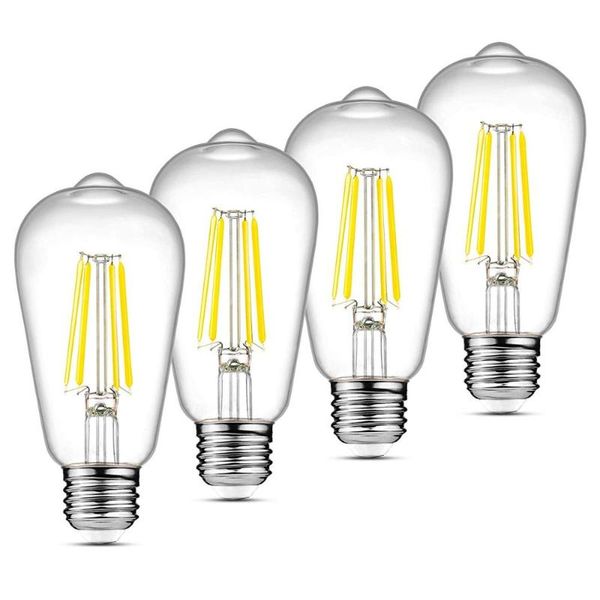 bulbs dimmable ascher vintage led edison bulbs, 6w, equivalent 60w, bright daylight white 4000k, antique filament e27
bulbs dimmable ascher vintage led edison bulbs, 6w, equivalent 60w, bright daylight white 4000k, antique filament e27