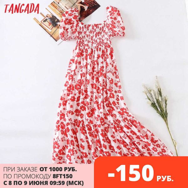 tangada summer women red flowers print midi dress puff short sleeve ladies sundress 6h70 210609, Black;gray
tangada summer women red flowers print midi dress puff short sleeve ladies sundress 6h70 210609, Black;gray