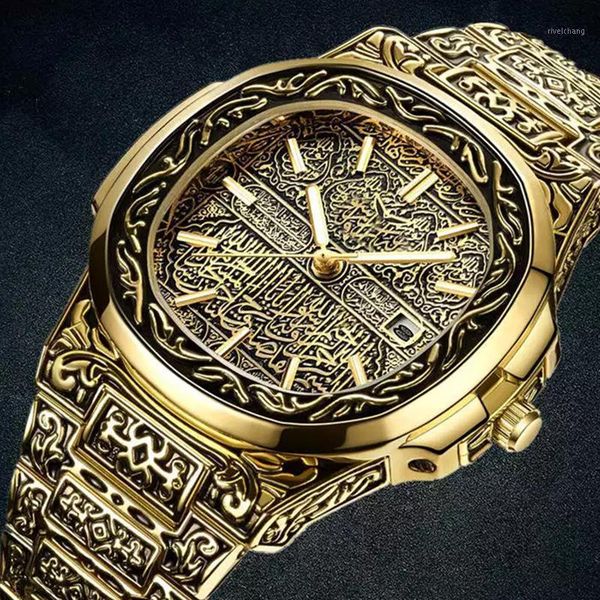 wristwatches fashion business men's retro watch quartz embossed steel band bronze calendar domineering personality net red male relojes, Slivery;brown
wristwatches fashion business men's retro watch quartz embossed steel band bronze calendar domineering personality net red male relojes, Slivery;brown