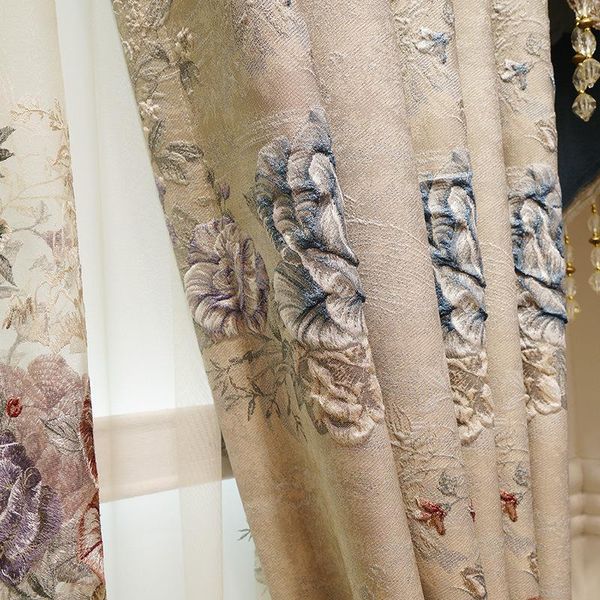 curtain & drapes european-style curtains for living dining room bedroom high-precision embossed embroidered luxury villas
curtain & drapes european-style curtains for living dining room bedroom high-precision embossed embroidered luxury villas