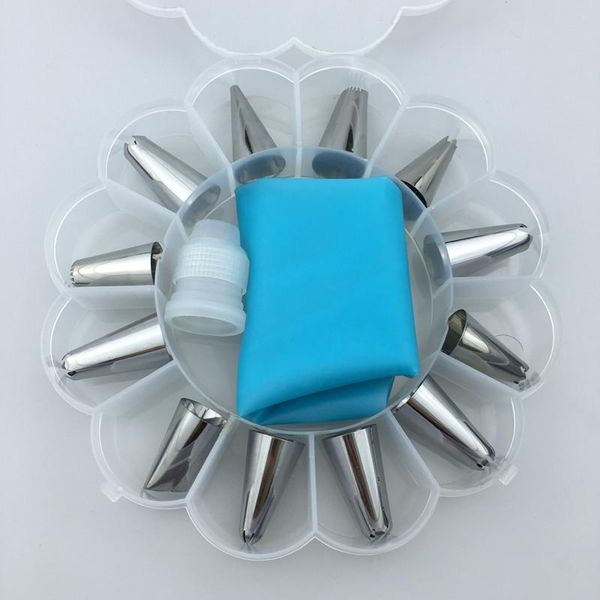 baking & pastry tools 14pcs/set icing piping cream bag nozzle set diy cake decorating stainless steel with collecting storage h816
baking & pastry tools 14pcs/set icing piping cream bag nozzle set diy cake decorating stainless steel with collecting storage h816