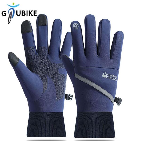 cycling gloves gtubike winter windproof inner velvet outdoor sports touch screen full finger mtb bike, Black
cycling gloves gtubike winter windproof inner velvet outdoor sports touch screen full finger mtb bike, Black