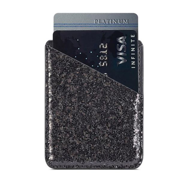 card holders fashion stick on phone purse self-adhesive credit pocket business holder multifunction women sequin decoration ultra slim, Brown;gray
card holders fashion stick on phone purse self-adhesive credit pocket business holder multifunction women sequin decoration ultra slim, Brown;gray