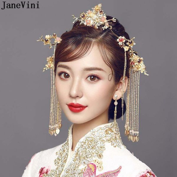 hair clips & barrettes janevini vintage chinese bridal headdress costume gold tassel hairpin elegant headwear earrings ancient brides access, Golden;silver
hair clips & barrettes janevini vintage chinese bridal headdress costume gold tassel hairpin elegant headwear earrings ancient brides access, Golden;silver