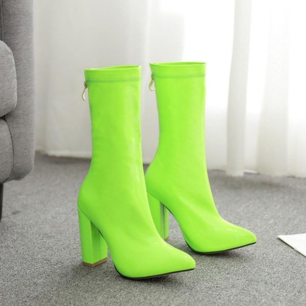 boots 2021 high heels women fetish green block mid calf chunky autumn winter design shoes, Black
boots 2021 high heels women fetish green block mid calf chunky autumn winter design shoes, Black