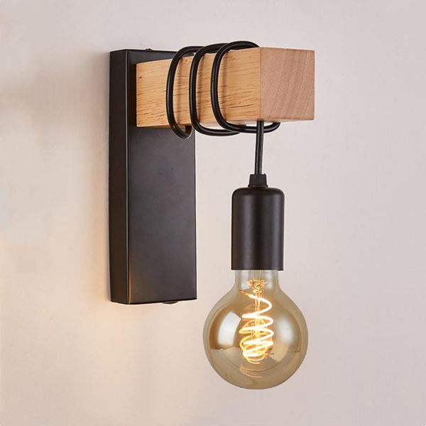 wall lamps vintage wooden led lamp industrial loft e27 ac110v/220v sconces home bedroom bedside stair indoor decor lights fixture
wall lamps vintage wooden led lamp industrial loft e27 ac110v/220v sconces home bedroom bedside stair indoor decor lights fixture