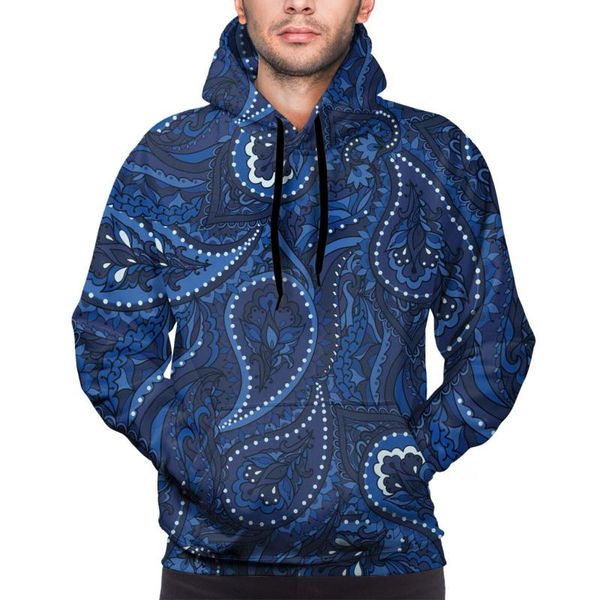 men's hoodies & sweatshirts dark blue big pocket streetwear men hip hop casual pullover hooded bandana print design polyester materials, Black
men's hoodies & sweatshirts dark blue big pocket streetwear men hip hop casual pullover hooded bandana print design polyester materials, Black