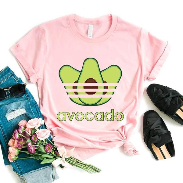 avocado women's t shirt summer casual tshirts pink 90s girls harajuk o neck fashion tees custom tshirt funy streetwear, White 
avocado women's t shirt summer casual tshirts pink 90s girls harajuk o neck fashion tees custom tshirt funy streetwear, White