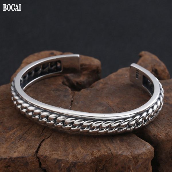 2021 new s925 sterling jewelry trendy fashion man and women bracelets korean 925 sier simple woven open bracelet pezb, Black
2021 new s925 sterling jewelry trendy fashion man and women bracelets korean 925 sier simple woven open bracelet pezb, Black