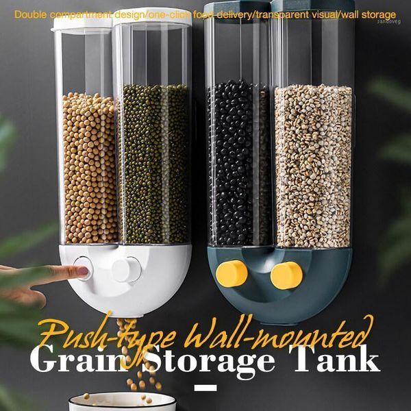 storage bottles & jars kitchen press type dry box wall-mounted grain distributor sealed tank household plastic
storage bottles & jars kitchen press type dry box wall-mounted grain distributor sealed tank household plastic