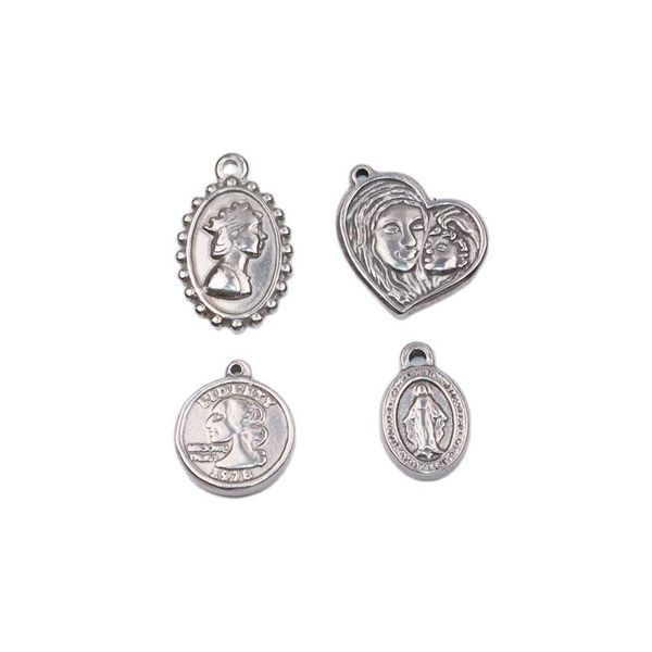 charms 5pcs wholesell casting stainless steel coin harms pendant diy necklace earrings bracelets unfading colorless, Bronze;silver
charms 5pcs wholesell casting stainless steel coin harms pendant diy necklace earrings bracelets unfading colorless, Bronze;silver