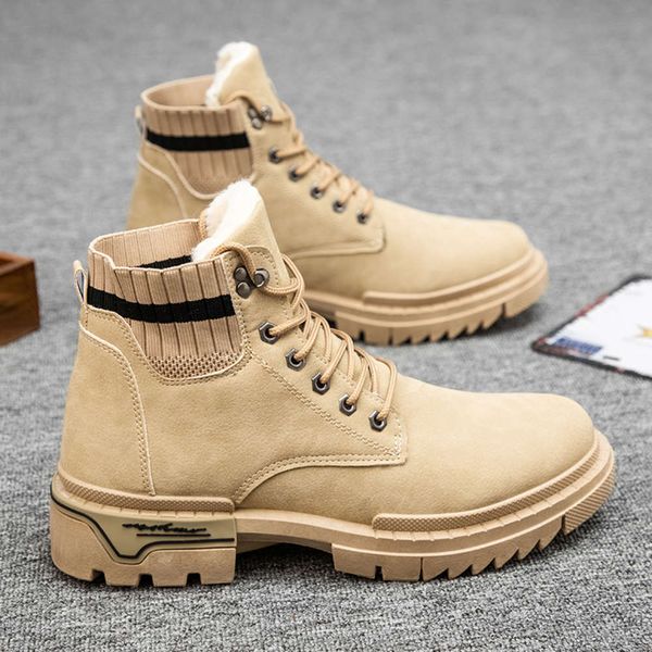 2020 winter fashion warm tooling high men's desert and cotton martin boots, White;red
2020 winter fashion warm tooling high men's desert and cotton martin boots, White;red