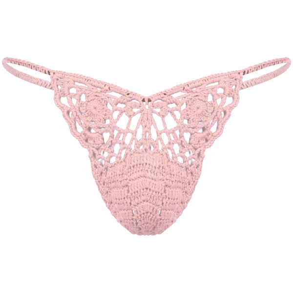 Mens Erotic Lingerie T-Back Thongs Panties Handmade Crocheted G-String Hollow Out Bulge Pouch Briefs Elastic Waistband Underwear, Black;white
Mens Erotic Lingerie T-Back Thongs Panties Handmade Crocheted G-String Hollow Out Bulge Pouch Briefs Elastic Waistband Underwear, Black;white