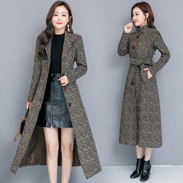 2021 winter women vintage woolen long coat with pockets fashion overcoat female long sleeve wool coats, Black;brown
2021 winter women vintage woolen long coat with pockets fashion overcoat female long sleeve wool coats, Black;brown