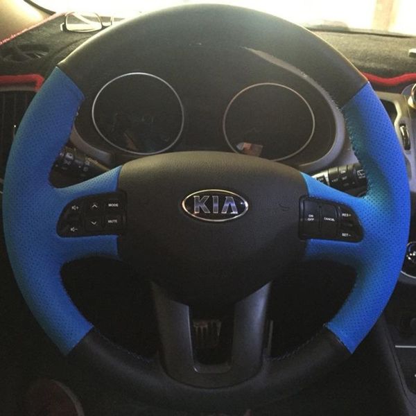 steering wheel covers customized hand-stitched leather car cover for kia sportage r accessories
steering wheel covers customized hand-stitched leather car cover for kia sportage r accessories