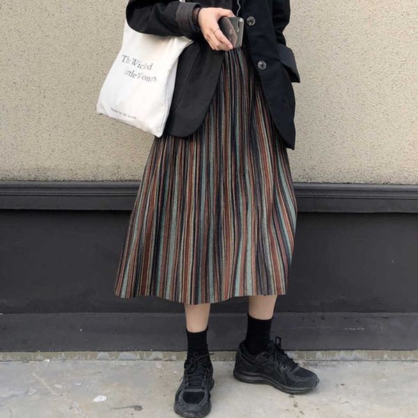 skirts women's autumn draped rib pleated knitted elegant winter woolen blend a-line long knit skirt elastic waist 2ver, Black
skirts women's autumn draped rib pleated knitted elegant winter woolen blend a-line long knit skirt elastic waist 2ver, Black