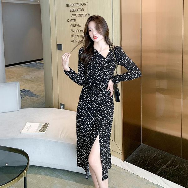 casual dresses hebe&eos woman vintage floral print dress autumn long sleeve elegant robe o-neck party midi with slit vestidos, Black;gray
casual dresses hebe&eos woman vintage floral print dress autumn long sleeve elegant robe o-neck party midi with slit vestidos, Black;gray