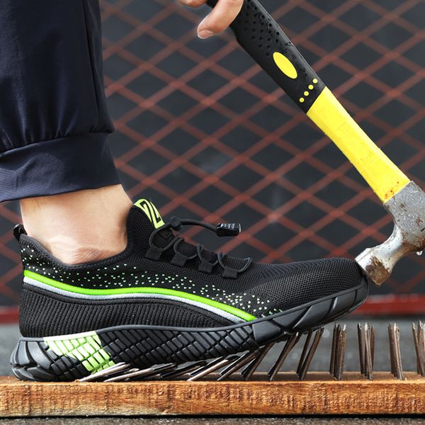 men safety shoes with steel toe cap work shoes anti-piercing work sneakers lightweight men shoes construction industrial, Black
men safety shoes with steel toe cap work shoes anti-piercing work sneakers lightweight men shoes construction industrial, Black