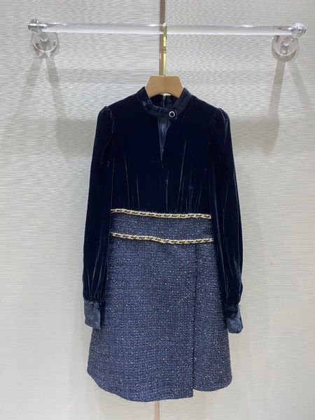 casual dresses 2021 women fashion long-sleeved velvet stitching duffle v-neck dress 0926, Black;gray
casual dresses 2021 women fashion long-sleeved velvet stitching duffle v-neck dress 0926, Black;gray