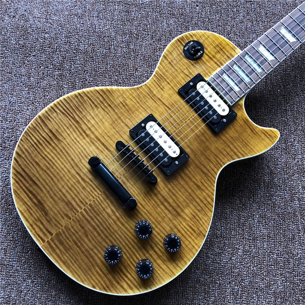 new arrival electric guitar in brown color with black hardware , rosewood fingerboard , 2 zebra pickups , guitarra
new arrival electric guitar in brown color with black hardware , rosewood fingerboard , 2 zebra pickups , guitarra