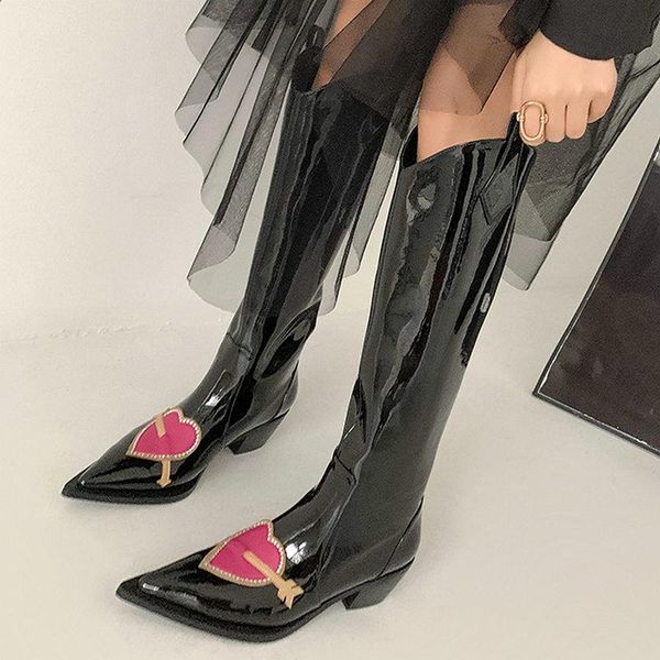 boots black cambat for women knee high genuine leather thick heels shoes woman party casual tight
boots black cambat for women knee high genuine leather thick heels shoes woman party casual tight
