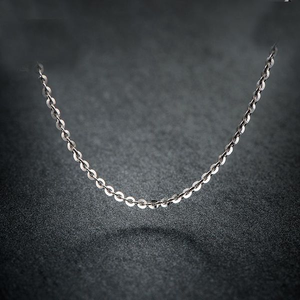 chains solid 18k white gold necklace women's o link chain au750 p6248, Silver
chains solid 18k white gold necklace women's o link chain au750 p6248, Silver
