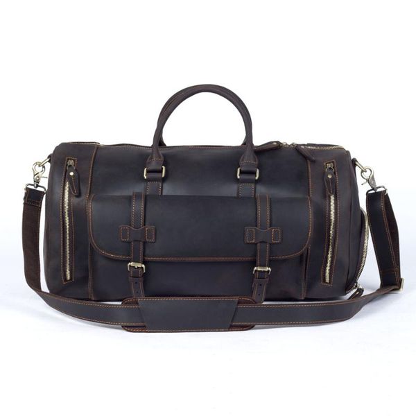 duffel bags 50x25x23cm men's vintage genuine leather travel bag brand crazyhorse thick cowhide handicrafted design weekender
duffel bags 50x25x23cm men's vintage genuine leather travel bag brand crazyhorse thick cowhide handicrafted design weekender