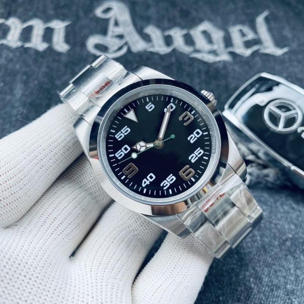 wristwatches 2021 mens watch oyster automatic mechanical sapphire glass solid 316l stainless steel fashion dial men watches, Slivery;brown
wristwatches 2021 mens watch oyster automatic mechanical sapphire glass solid 316l stainless steel fashion dial men watches, Slivery;brown
