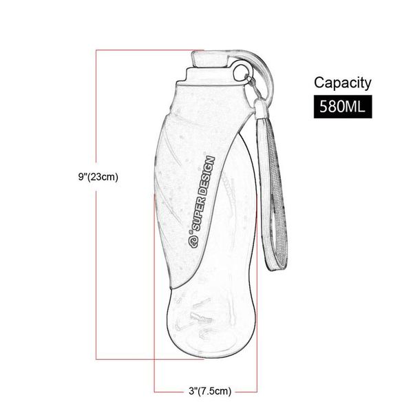 580ml sport portable pet dog water bottle expandable sile travel dog bowl for puppy cat drinking outdoor water d qylizo
580ml sport portable pet dog water bottle expandable sile travel dog bowl for puppy cat drinking outdoor water d qylizo
