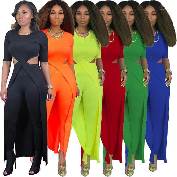female clothing spring 2021 women two piece pants set fashion casual solid color hollow out long designer suit, Gray
female clothing spring 2021 women two piece pants set fashion casual solid color hollow out long designer suit, Gray