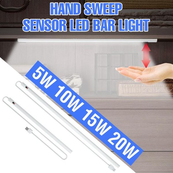5v usb power smart led kitchen light hand sweep sensor lamp 2835smd closet backlight for cabinet wardrobes drawer 20/30/40/50 cm
5v usb power smart led kitchen light hand sweep sensor lamp 2835smd closet backlight for cabinet wardrobes drawer 20/30/40/50 cm