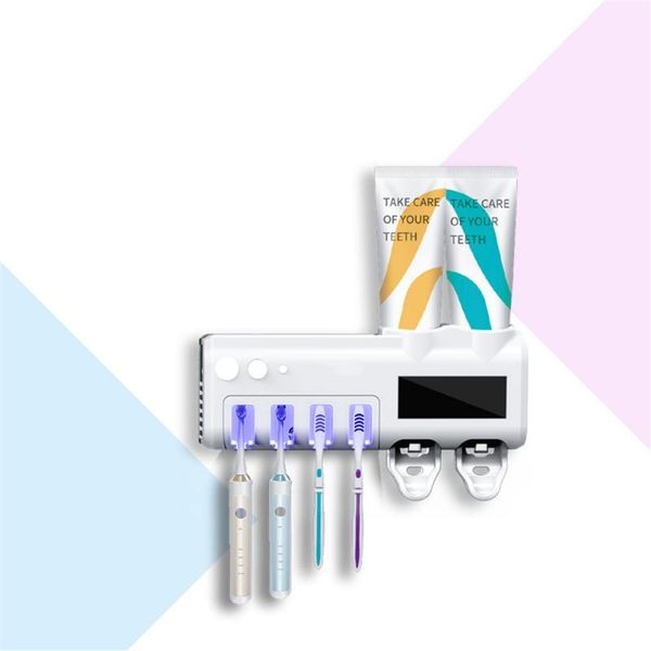 intelligent ultraviolet toothbrush sterilizer sterilizer toothbrush holder squeezing toothpaste holder shelf
intelligent ultraviolet toothbrush sterilizer sterilizer toothbrush holder squeezing toothpaste holder shelf